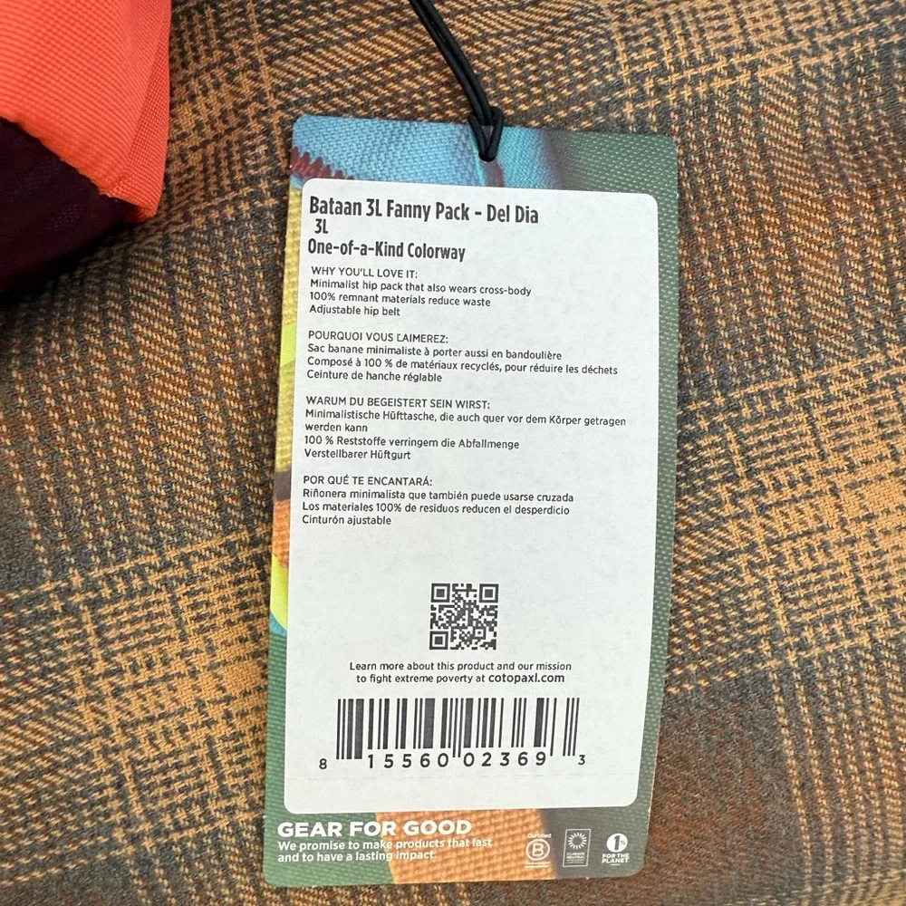 Cotopaxi Battan 3L Fanny Pack Del Dia One of a kind color way - Picture 3 of 5